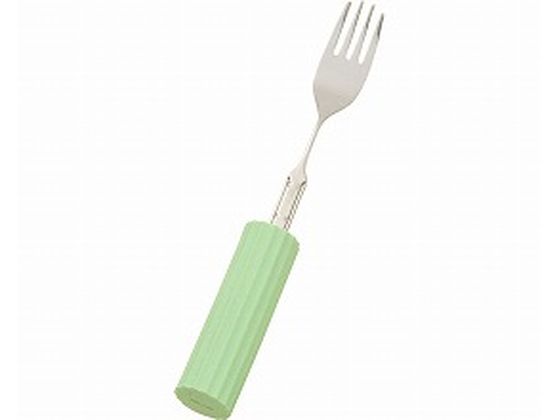 【お取り寄せ】フセ企画 曲げ曲げハンドル・シリコンスポンジ付 フォーク大 自助具 食器 食事ケア 介護 衛生材料