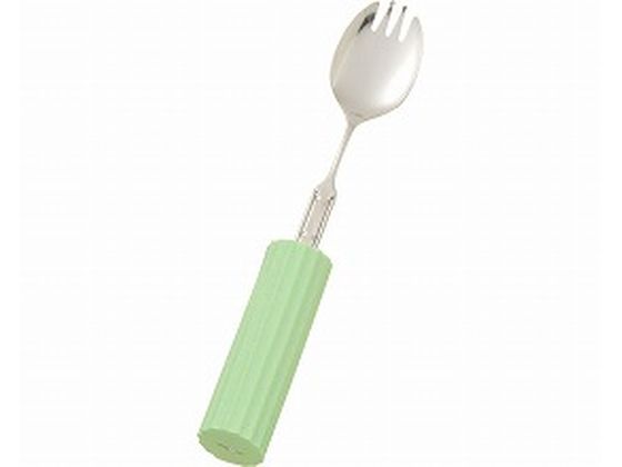 【お取り寄せ】フセ企画 曲げ曲げハンドル・シリコンスポンジ付 スプーン・フォーク兼用大 自助具 食器 食事ケア 介護 衛生材料