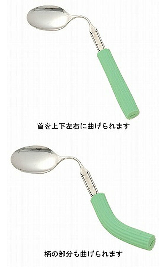 【お取り寄せ】フセ企画 曲げ曲げハンドル・シリコンスポンジ付 スプーン・フォー...