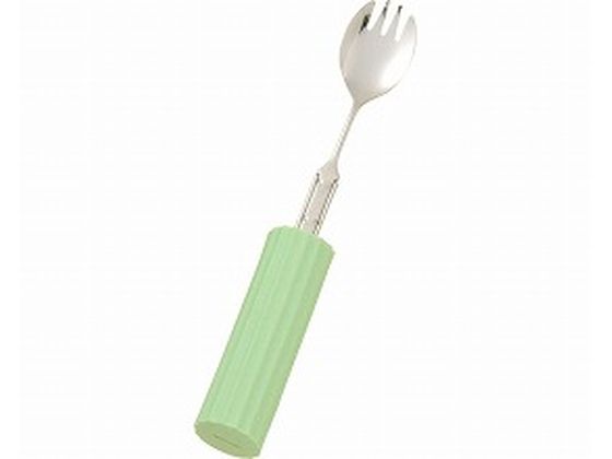 【お取り寄せ】フセ企画 曲げ曲げハンドル・シリコンスポンジ付 スプーン・フォーク兼用小 自助具 食器 食事ケア 介護 衛生材料