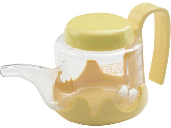【お取り寄せ】浅井商事 DIA ホルダー付吸呑器 L イエロー 自助具 食器 食事ケア 介護 衛生材料