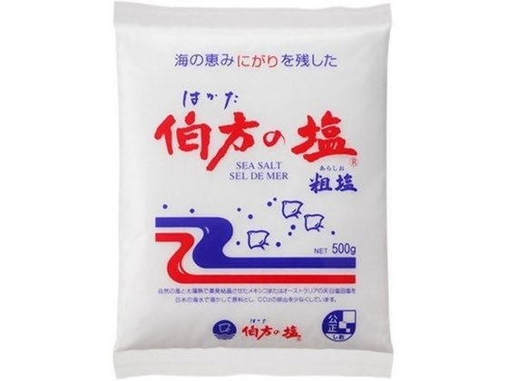 伯方塩業 伯方の塩 粗塩 500g 塩 砂糖