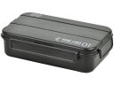 【お取り寄せ】パール金属 メンズランチボックス1段 ブラック D-435 お弁当箱 キッチン 雑貨 テーブル