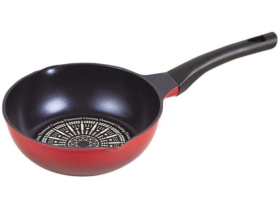 【お取り寄せ】パール金属 カルフカ ダイヤモンドコート極深フライパン 20cm HB-4714 フライパン 炒め鍋 鍋 厨房 キッチン