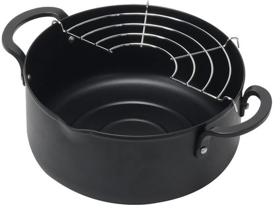 【お取り寄せ】パール金属 chiiino 鉄製天ぷら鍋 φ18cm HB-6579 揚鍋 フライヤー 鍋 フライパン 厨房 ..