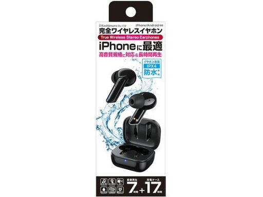 【お取り寄せ】カシムラ 完全ワイヤレス ステレオイヤホン 高音質 BK BL-112 イヤホン ヘッドセット スマートフォン 携帯電話 FAX 家電 【お取り寄せ】カシムラ 完全ワイヤレス ステレオイヤホン 高音質 BK BL-112 イヤホン ヘッドセット スマートフォン 携帯電話 FAX 家電