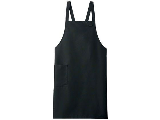【お取り寄せ】住商モンブラン エプロン 兼用 黒 SA001-93-F 胸当てエプロン エプロン 作業用 ユニフォ..