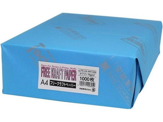 【お取り寄せ】SAKAEテクニカルペーパー フリークラフトペーパー A4 ホワイト 1000枚