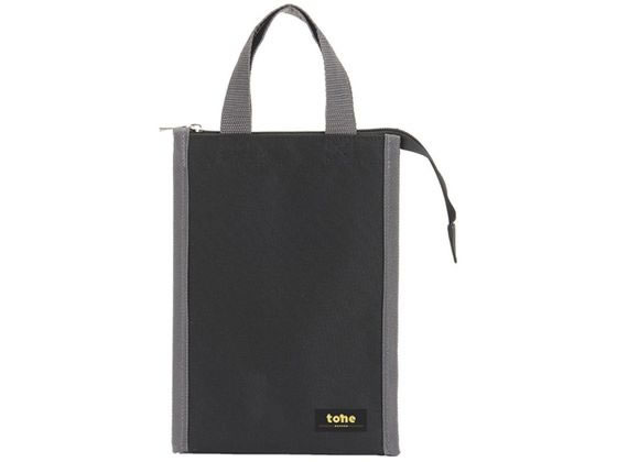 【お取り寄せ】トーン tone 立つ保冷保温ランチバッグ スリム ブラック TLB-02 お弁当 キッチン雑貨