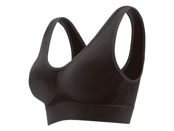 グローバル・ジャパン ゆる圧ブラ S～M ブラック ブラジャー 下着 アンダーウェア