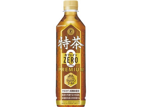 楽天JET PRICEサントリー 特茶 カフェインZERO 500ml ペットボトル 小容量 お茶 缶飲料 ボトル飲料