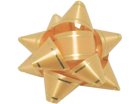 【お取り寄せ】ササガワ リボンフラワー 大 金 100個入 38-2561 シール シール台 包装紙 包装 ラッピング