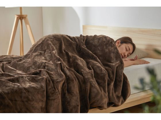 【お取り寄せ】アイリスオーヤマ ボリュームたっぷり5層毛布 M ブラウン M-B5-SDL [2]