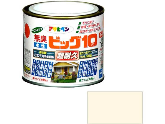 【お取り寄せ】アサヒペン 水性ビッグ10多用途 1/5L 218 ビクトリアンW 塗料 塗装 養生 内装 土木 建築資材