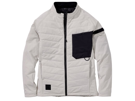 【お取り寄せ】インサレーションテックライトパデッドブルゾン ヴェイパーGY LL 23AW402-3 防寒ブルゾン ジャケット 防寒服 ユニフォーム