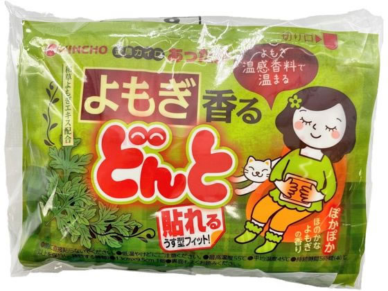 大日本除虫菊 貼れる香るどんとV よもぎ　8個 カイロ メディカル