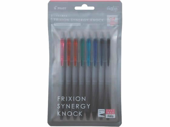 パイロット フリクションシナジー ノック 04 8色セット LFSK-14-8C フリクション 消せるボールペン