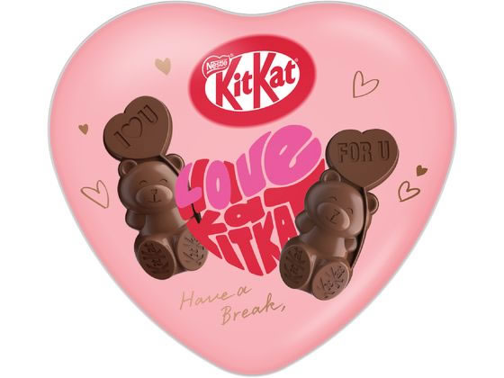 ネスレ キットカット ハートフルベアー ハート缶 7個入のサムネイル
