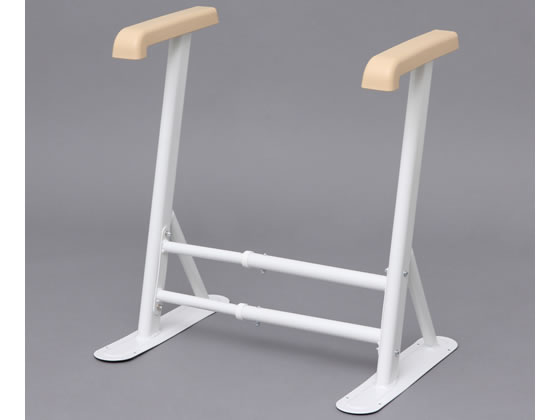 【お取り寄せ】アイリスオーヤマ トイレ用サポート手すり ホワイト TRT-64A 手すり関連 清拭 入浴 移乗関連 介護 衛生材料