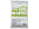 Forestway ゴミ袋 透明 20L 10枚 まとめ買い 20リットル 0.025 透明 ゴミ袋 ゴミ袋 ゴミ箱 掃除 洗剤 清掃