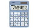 【お取り寄せ】CANON カラフル電卓 ミニ 卓上 ブルー KS-126WUV-BG 6511C002 可愛い