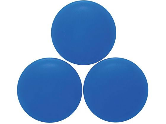 【お取り寄せ】新潟精機 カラーマグネット 丸30 青 カラーマグネット ボタンタイプ マグネット 掲示物留め 吊下げ POP 掲示