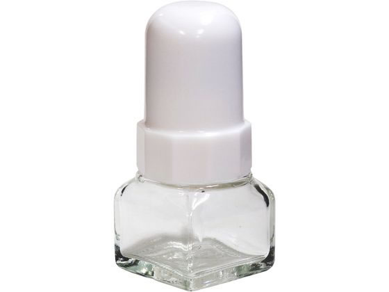 【お取り寄せ】新潟精機 スポイト瓶ガラス角型 10ml 白 SB-10 スポイド瓶 ガラス容器 計量器