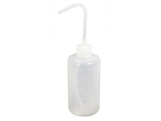 【お取り寄せ】新潟精機 ポリ洗浄ビン 500ml PS-250 洗浄瓶 スプレー類 プッシュボ...