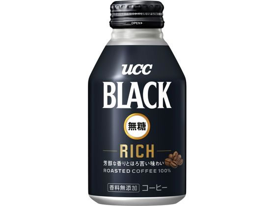 UCC BLACK無糖 RICH 275g 缶コーヒー 缶飲