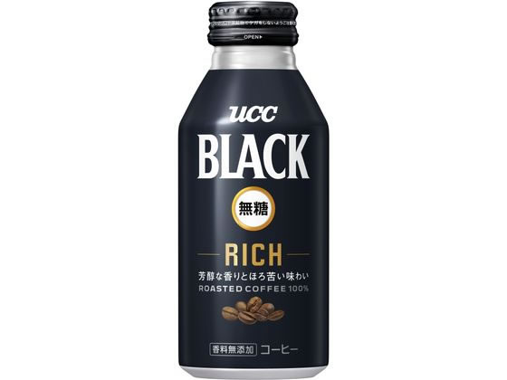 UCC BLACK無糖 RICH 375g 缶コーヒー 缶飲