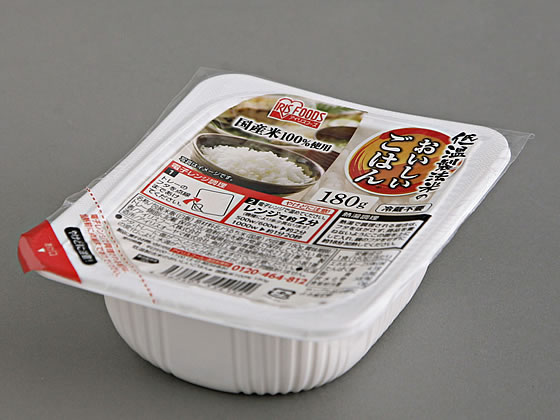 アイリスオーヤマ 低温製法米の国産米100% 180g×10食 白米 パックご飯 インスタン...
