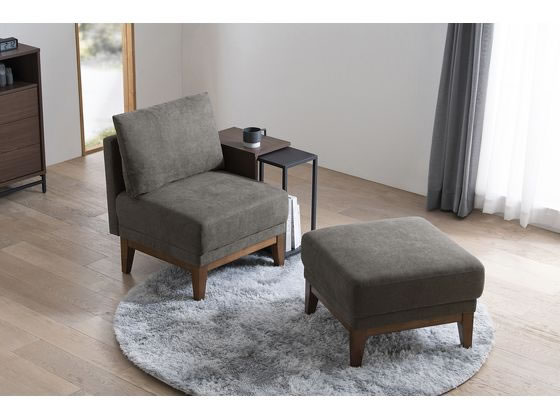 アイリスオーヤマ ユニットソファ ダークグレー UNS-1S 1人掛けソファ ソファ イス リビング家具 インテリア [3]