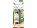 【お取り寄せ】ぺんてる 水彩スティック カクテルミックス 12色 GSS1-12CT