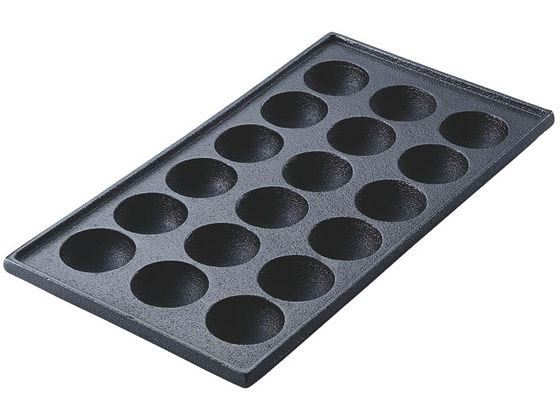 【商品説明】本格的鉄鋳物製たこ焼き鍋【仕様】●サイズ（約）：縦345×横190（穴径48）×深さ25mm●素材・材質：鉄鋳物●日本製【備考】※メーカーの都合により、パッケージ・仕様等は予告なく変更になる場合がございます。【検索用キーワード】カンダ　かんだ　神田　業務用　プロ用　プロ仕様　飲食店　レストラン　たこやき器　たこやき機　たこ焼き器　たこ焼き機　67100　キッチン雑貨　調理道具　X277MR