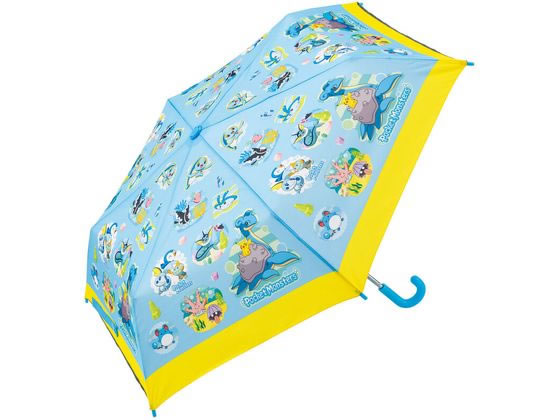 【お取り寄せ】スケーター 子ども用折りたたみ傘 ポケモンSea UBOT1のサムネイル