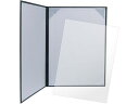 【お取り寄せ】ササガワ 証書ファイル A4 レザー調 銀灰黒 10-6003 式典 表彰式 記念式典