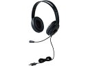 【お取り寄せ】エレコム ヘッドセット ノイズキャンセル HS-HP07SUBK ヘッドホン スピーカー カメラ AV機器