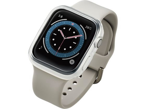 【お取り寄せ】エレコム Apple Watch 44mm用ソフトバンパー クリア AW-20MBPUCR スマートフォン 携帯電話 FAX 家電