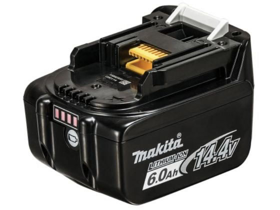 【お取り寄せ】マキタ リチウムイオンバッテリー 14.4V-6.0Ah BL1460B 電動工具用バッテリー 充電器 電動工具 油圧工具 作業用品 工具