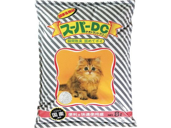 【お取り寄せ】スーパーキャット スーパーDC 8L 猫砂 シート 猫用 キャット ペット トイレ 1