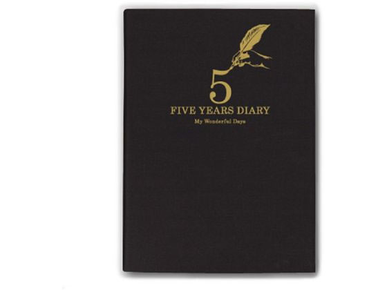 アーティミス 5年連用日記 ブラック DP5-BK 日記帳 にっきちょう 絵日記 えにっき 学習帳 ノート