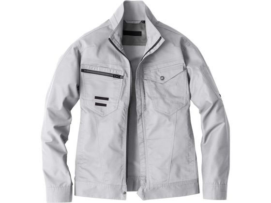 【お取り寄せ】ビッグボーン 長袖ジャケット シルバーグレー L EBA6247-60 EBA6247シリーズ ビッグボーン 作業服 ユニフォーム