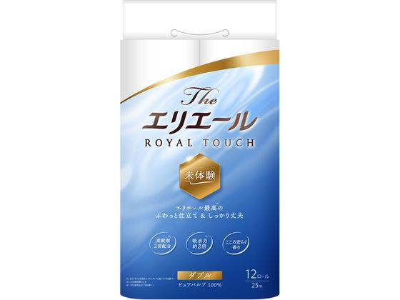 大王製紙 エリエール Theエリエール トイレットティシュー ダブル 12ロール トイレットペーパー