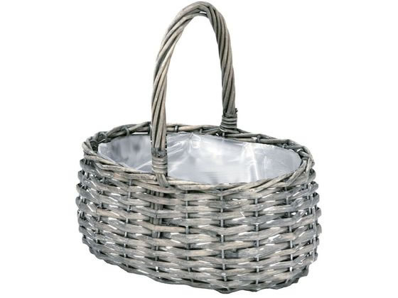 【お取り寄せ】東京堂 シャビーウイロー オーバルバスケットS