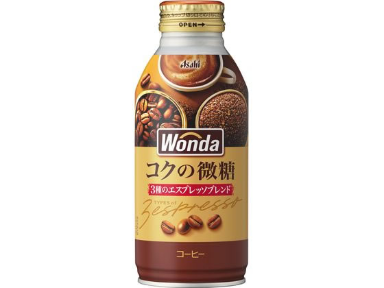 数量限定お一人様4個まで。【商品説明】焙煎時の豆がはじけるまでの時間の比率、抽出時の豆量と湯量の比率にこだわり、飲んだ瞬間はコク深く、後味は雑味が残らない味を実現。良質なコクを引出す焙煎プロファイル。雑味のないコクを引出す抽出メソッド。コーヒー豆を厳選ブレンド。【仕様】●370gボトル缶●注文単位：1缶【備考】※メーカーの都合により、パッケージ・仕様等は予告なく変更になる場合がございます。【検索用キーワード】ASAHI　あさひいんりょう　アサヒインリョウ　アサヒ飲料　ワンダ　コクの深味　微糖　ボトル缶　370g　ドリンクボトル　缶ボトル　缶ドリンク　中容量　缶飲料　ボトルコーヒー　缶コーヒー　リキャップ缶　コーヒー飲料　かんコーヒー　カンコーヒー　缶珈琲　蓋付き　フタ付き　ふた付き　フタできる　1本　バラ売り　ばら売り　珈琲　微糖　甘さひかえめ　カフェオレ　ミルク入り　缶飲料　ボトル飲料　コーヒー　X482NG人の手では作れない複雑な工程で実現した満足の一口