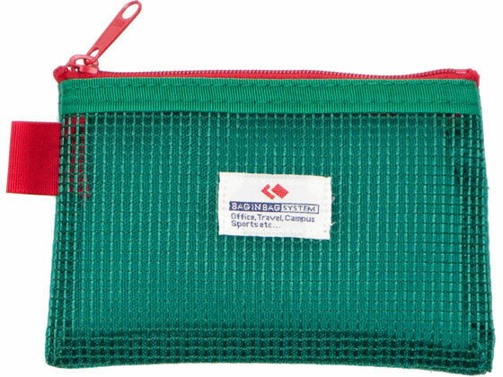 【お取り寄せ】サクラクレパス ノータム・ハーフネットミニ カードサイズ小 グリーン UNK-44#29 小物入れ デスクトップ収納 デスク周り 文具