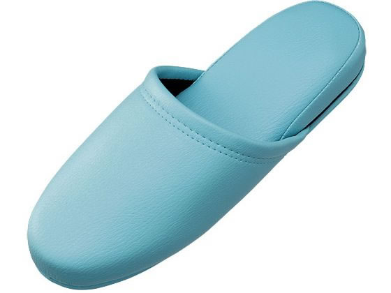 【お取り寄せ】スマートバリュー 抗菌スリッパ 10足組 グリーン N117J-GR 合皮 ポリエステル製スリッパ