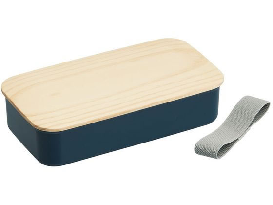 【お取り寄せ】スケーター 木蓋ランチボックス 630mL ミッドナイトブルー PAL8FK お弁当箱 お弁当 キッチン雑貨