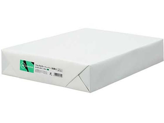 A3 Size Paper - 【お取り寄せ】スマートバリュー カラーペーパー特厚口A3 浅黄 500枚 A284J-4 まとめ買い 業務用 コピー用紙A3 コピー用紙 a3 A3 カラー 事務用品 業務用コピー用紙 印刷用紙 紙 用紙 500 500枚 A3サイズ グリーン系 緑 カラーコピー用紙