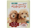 サノテック スリムになって環境に優しいペットシーツ ワイド 100枚 トイレシート 犬用 ドッグ ペット